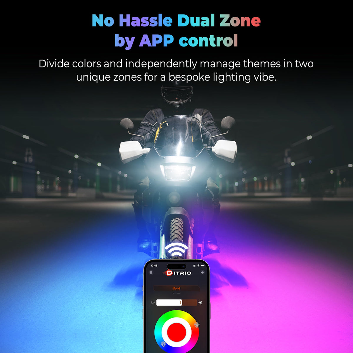 DITRIO turn signal mode demo illustrating clear signaling benefit