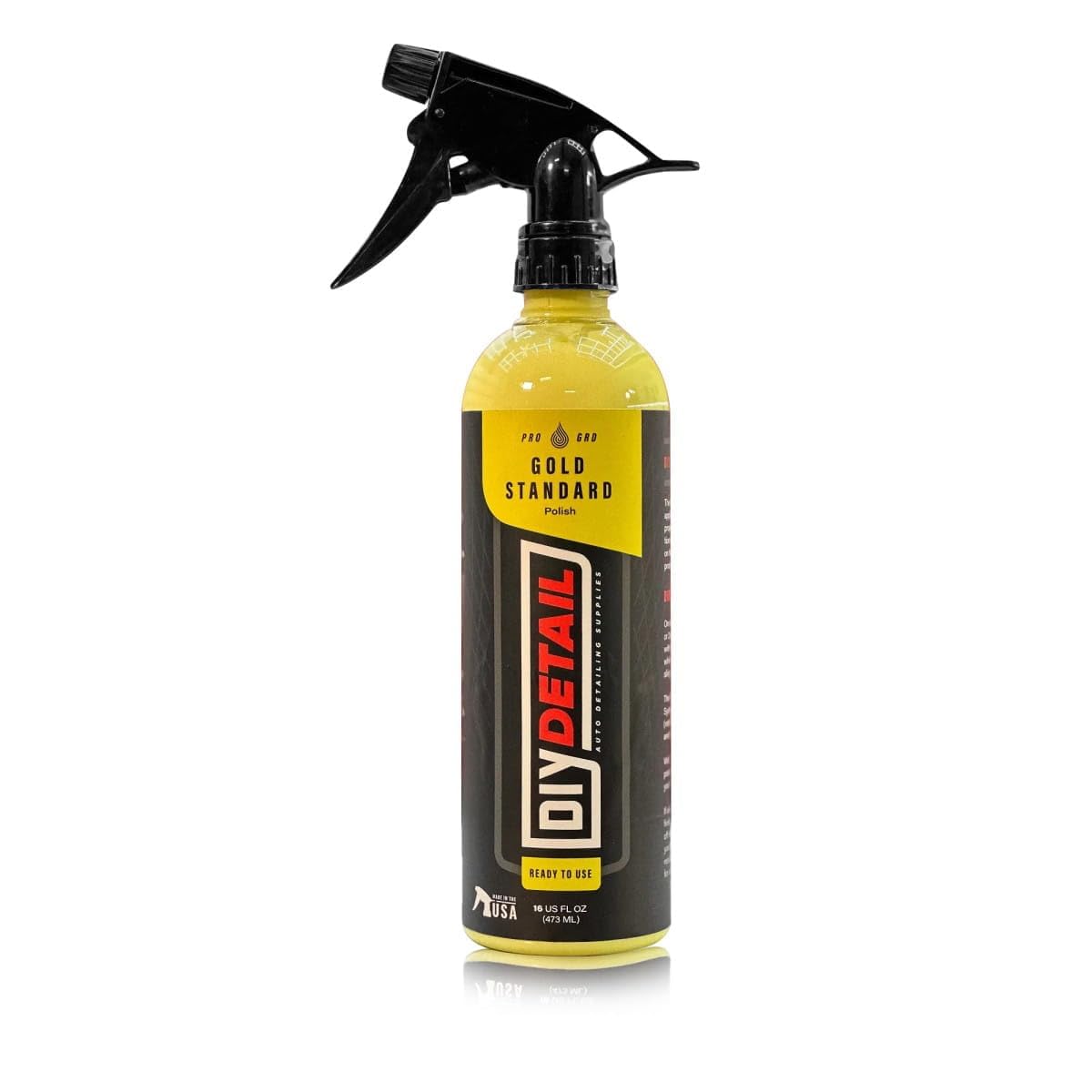 diy detail bottle front view showing label and easy-spray for glossy finish
