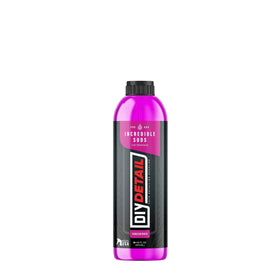 diy detail front bottle showing product branding and clear label benefits