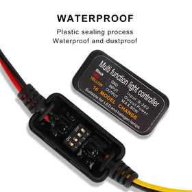 Diydeg installed on car brake light demonstrating improved visibility benefit