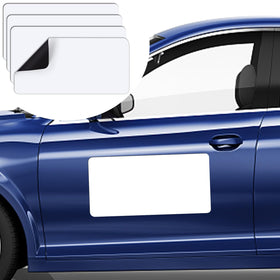 DIYMAG front view of four 24x12 car magnets showing clean edges and printable surface benefit