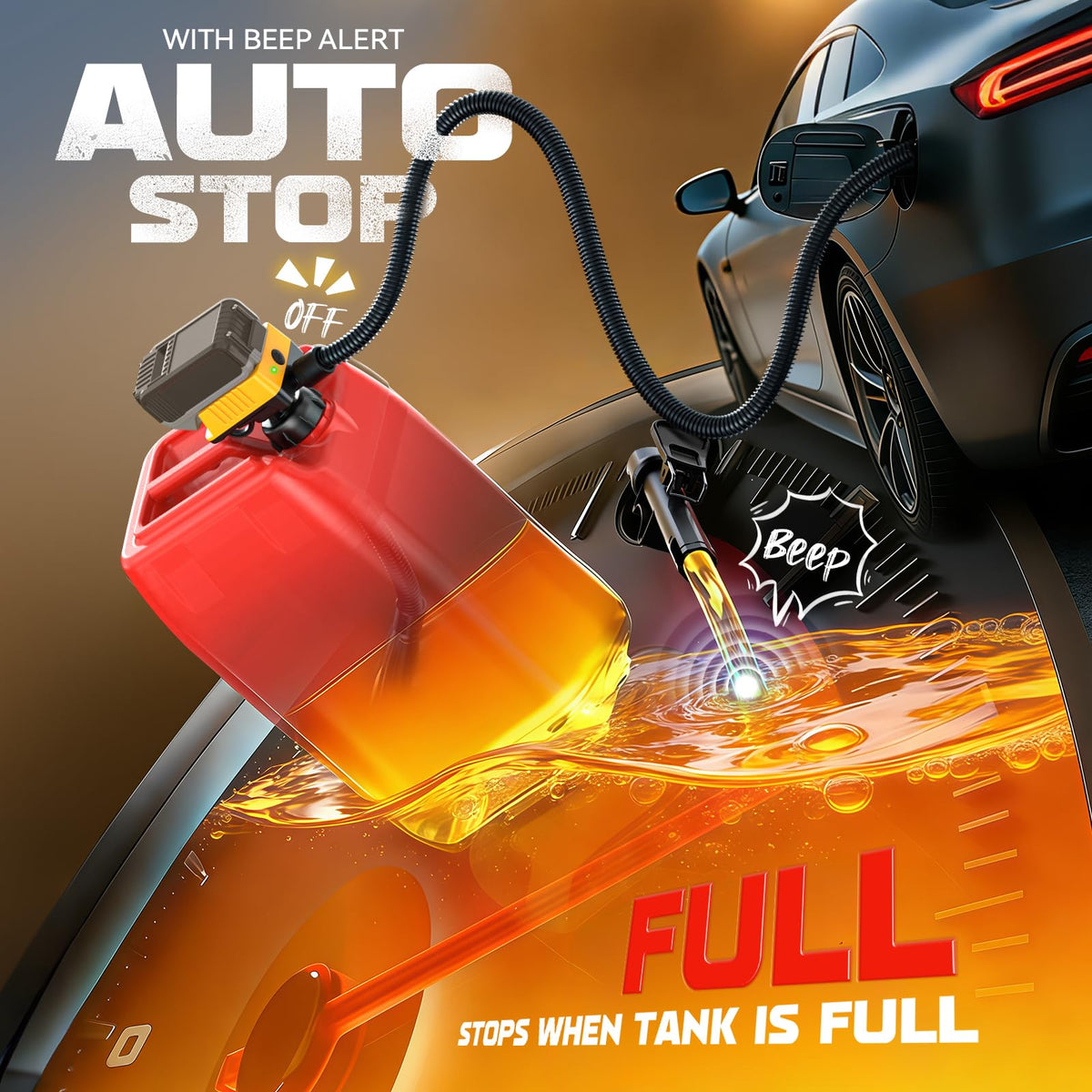 DIYtoolifz five adapters laid out for versatile fuel can compatibility