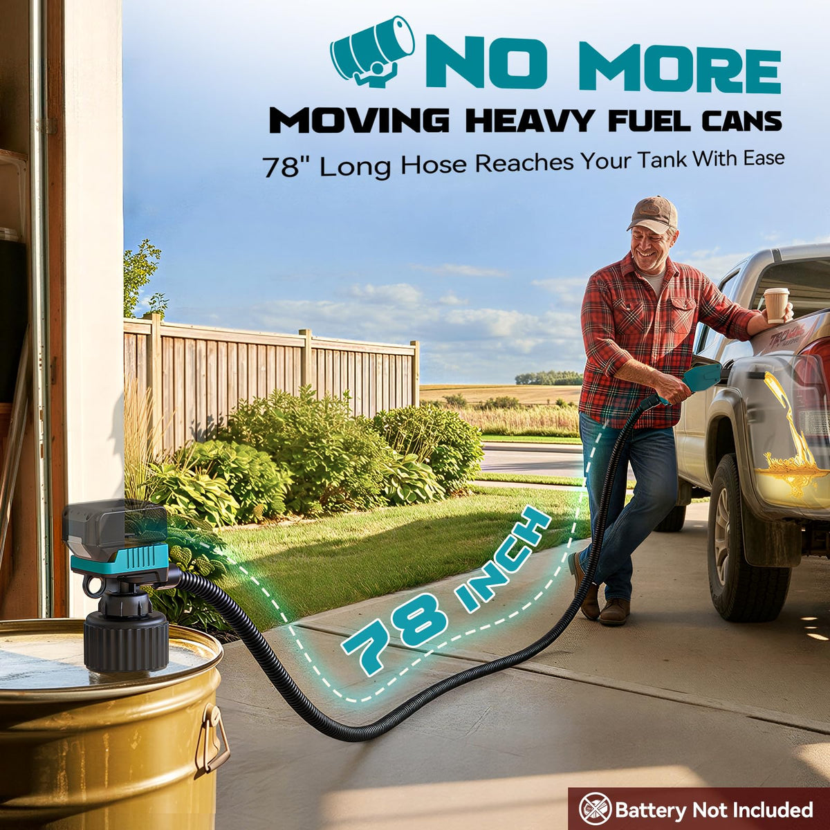 DIYtoolifz with Makita 18V battery attached demonstrating cordless power option