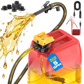 DIYtoolifz front view showing pump body and portability benefit