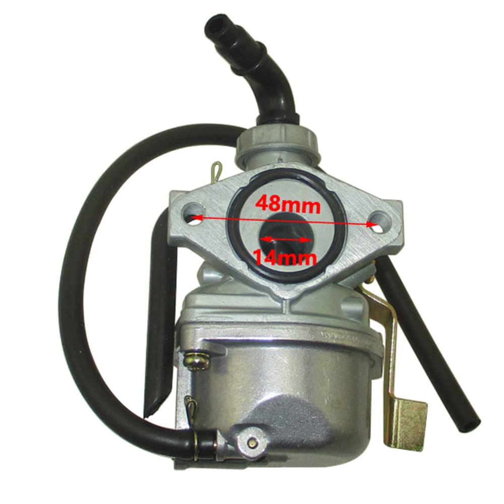 DJ-Motor carburetor close-up of throttle and linkage with clear adjustment access
