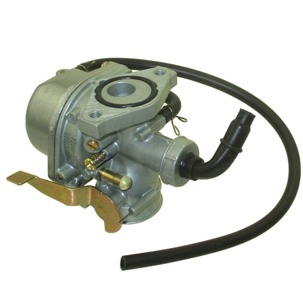 DJ-Motor carburetor installed on KAYO KMB 60cc bike demonstrating fit and compatibility