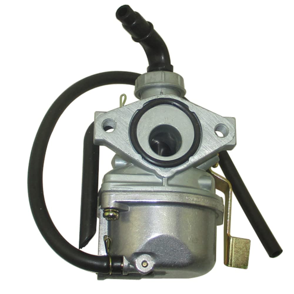 DJ-Motor PZ14A front view showing mounting flanges and fuel inlet for easy replacement