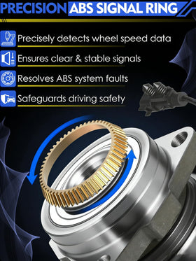 DJB hub flange and six-lug pattern displaying correct bolt configuration