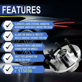 DJB hub close-up of bearing face highlighting precision-forged steel durability