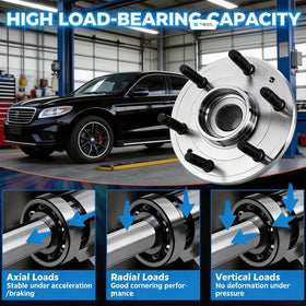 DJB pre-lubricated sealed hub bearing ready for immediate installation