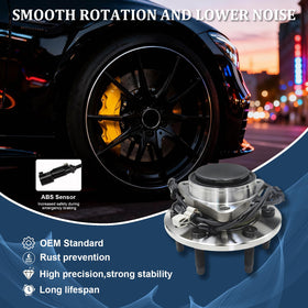 DJB 515054 close-up of quad lip seal and bearing for improved contamination protection