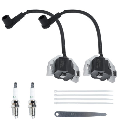 DKIIGAME front packaging showing ignition coil and spark plug kit and clear benefit of ready replacement