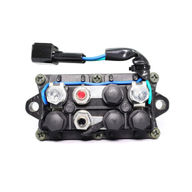 DKIIGAME relay front view showing label and durable housing for easy identification