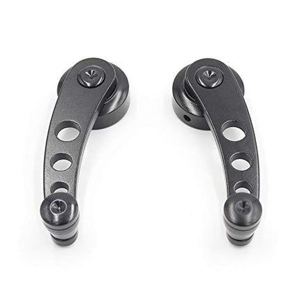 dkvaess front view showing black aluminum winders with clean styling benefit