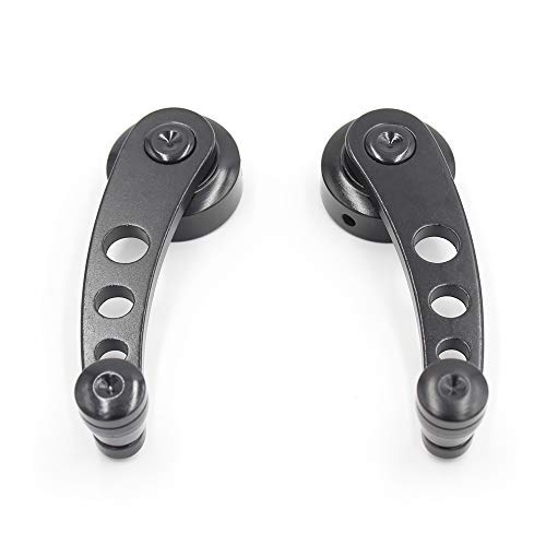 dkvaess front view showing black aluminum winders with clean styling benefit