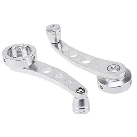 dkvaess front view of silver window winder pair showing sleek upgrade