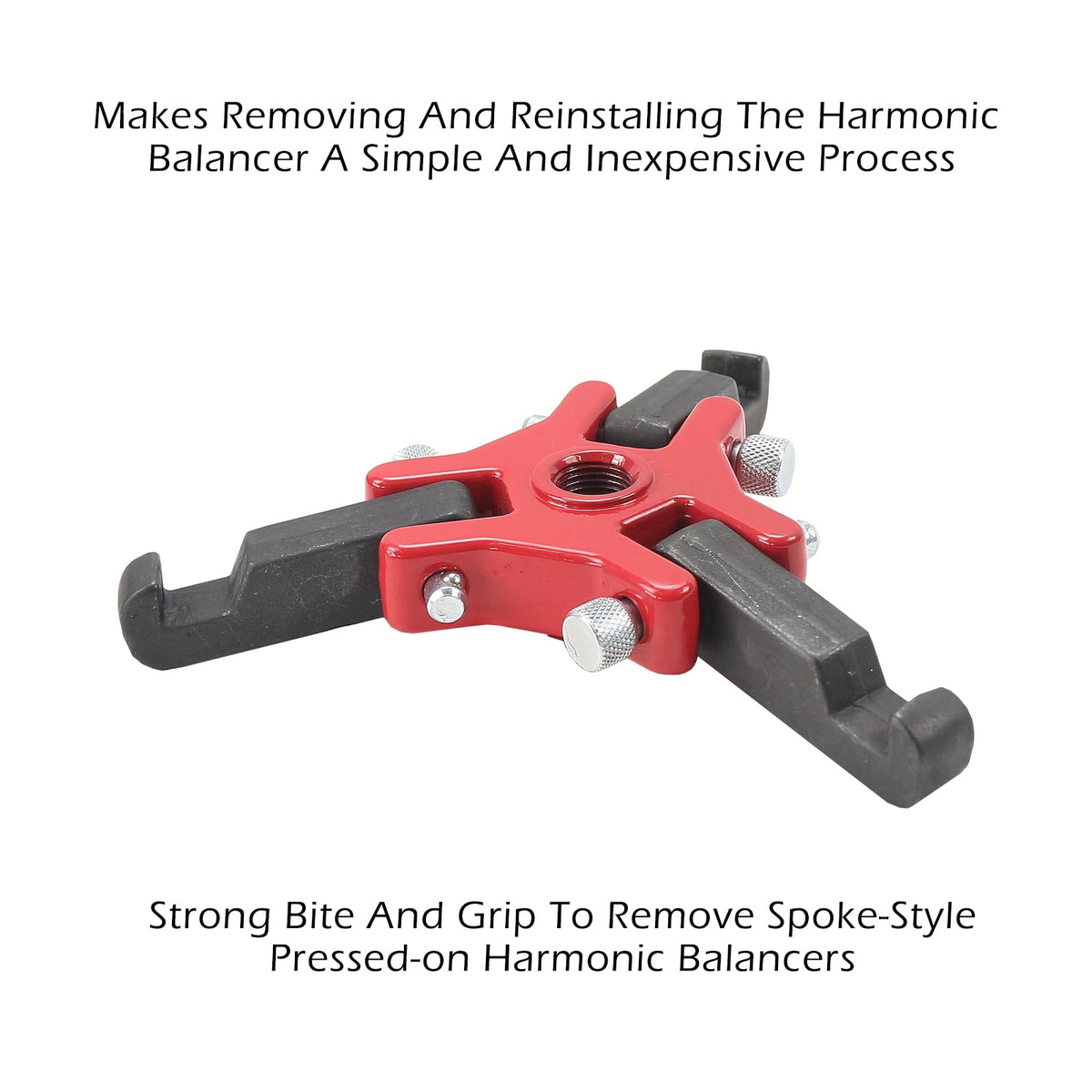 DKwoeshg forcing screw detail illustrating durable threads for steady axial force