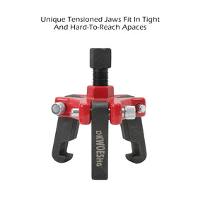 DKwoeshg jaws engaged on pulley demonstrating balanced extraction to reduce damage