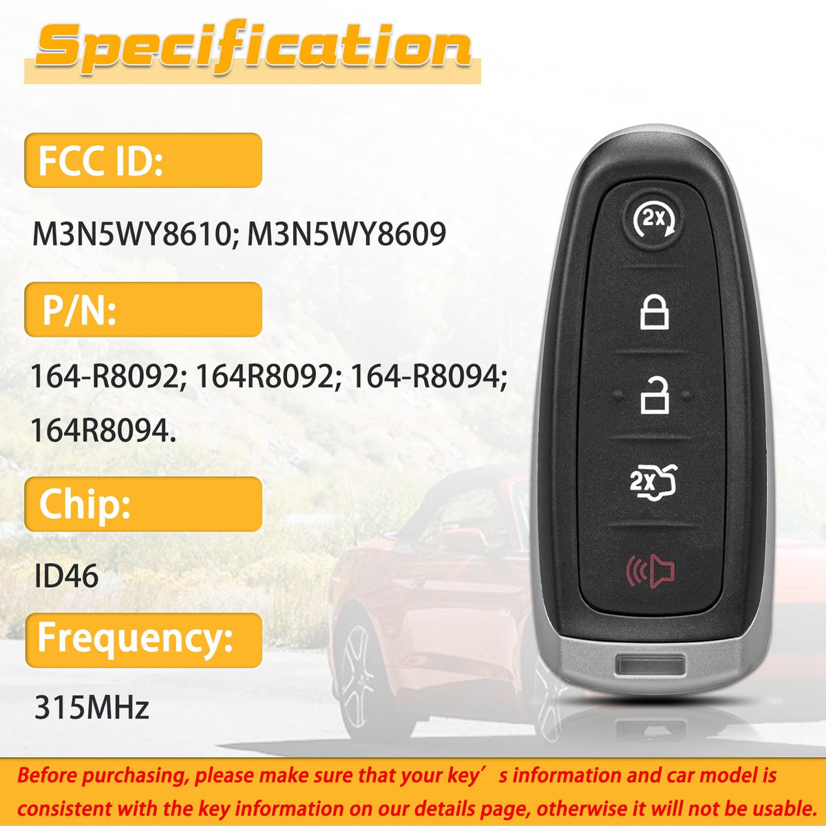 DLGHPO back housing with label showing compatibility and clear identification