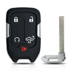 DLGHPO front view of 5-button fob showing buttons and fit for quick recognition