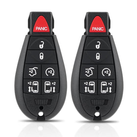 DLGHPO front view of key fob showing buttons and ergonomic shape for easy control