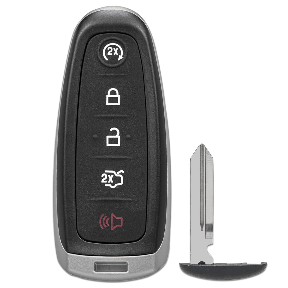 DLGHPO front view key fob showing buttons and fit for easy replacement