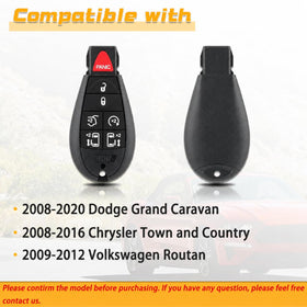 DLGHPO remote inserted into car slot ignition demonstrating FOBIK compatibility