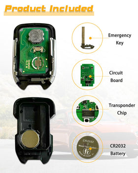 DLGHPO fob shown near Silverado dash illustrating compatibility during use