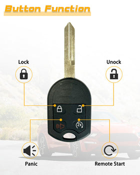 DLGHPO key fob buttons close-up showing tactile feel and clear icons