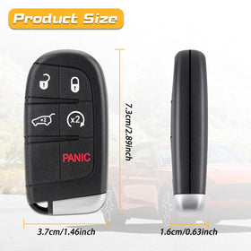 DLGHPO key fob on vehicle console showing use, convenient remote access