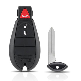 DLGHPO front view of 3-button key fob showing familiar layout and fit