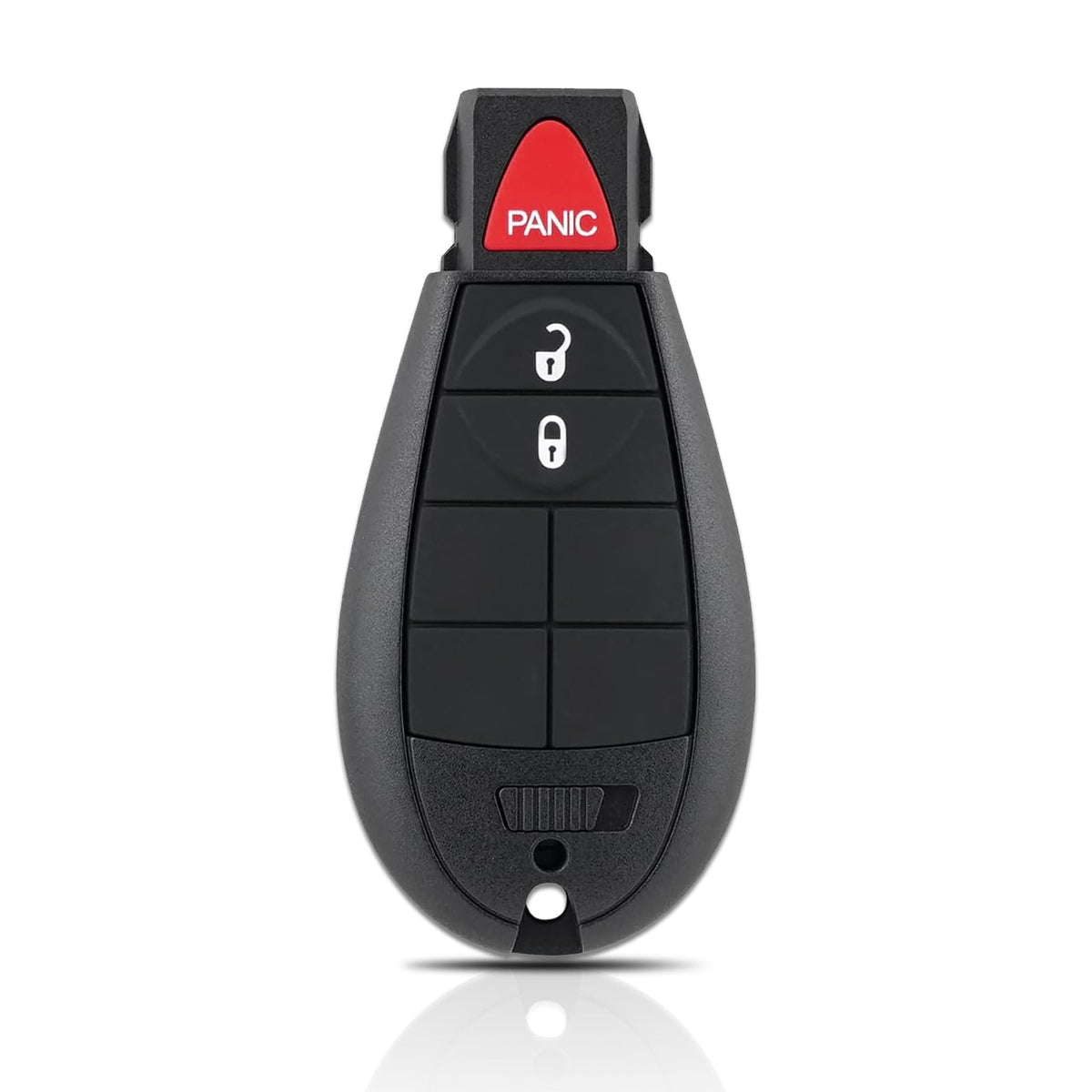 DLGHPO remote photographed near Jeep Cherokee illustrating vehicle compatibility