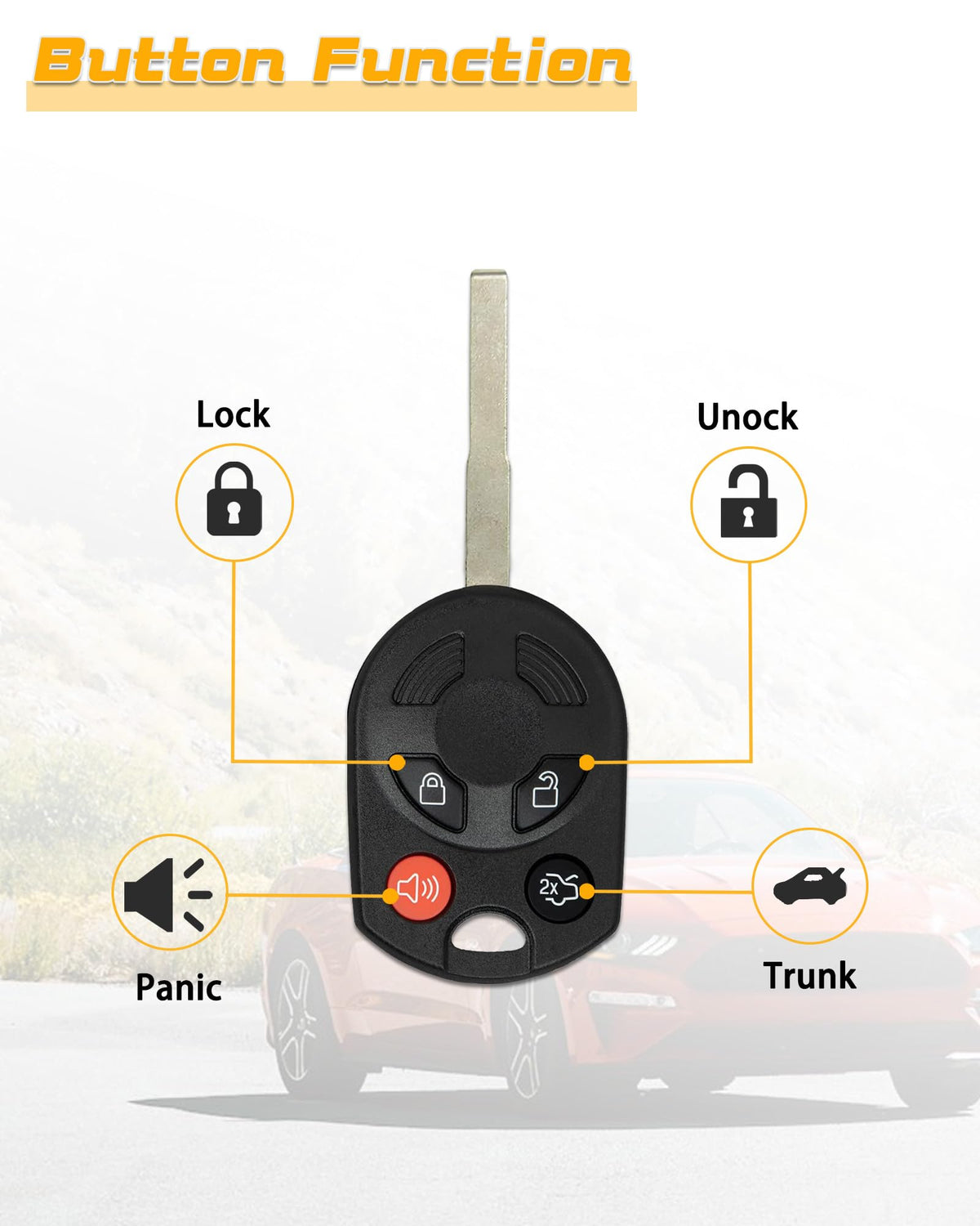DLGHPO side profile showing key blank and button layout for cutting