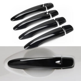 DLOVEG front view of eight glossy black handle covers showing fit and finish benefit