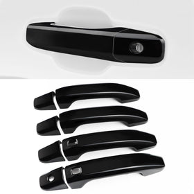 DLOVEG front view of eight glossy black handle covers showing fit and finish benefits
