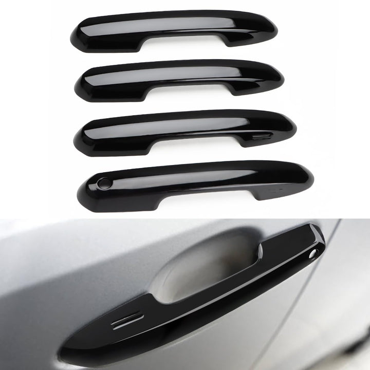 DLOVEG front packaging showing four glossy handle covers and fitment benefit