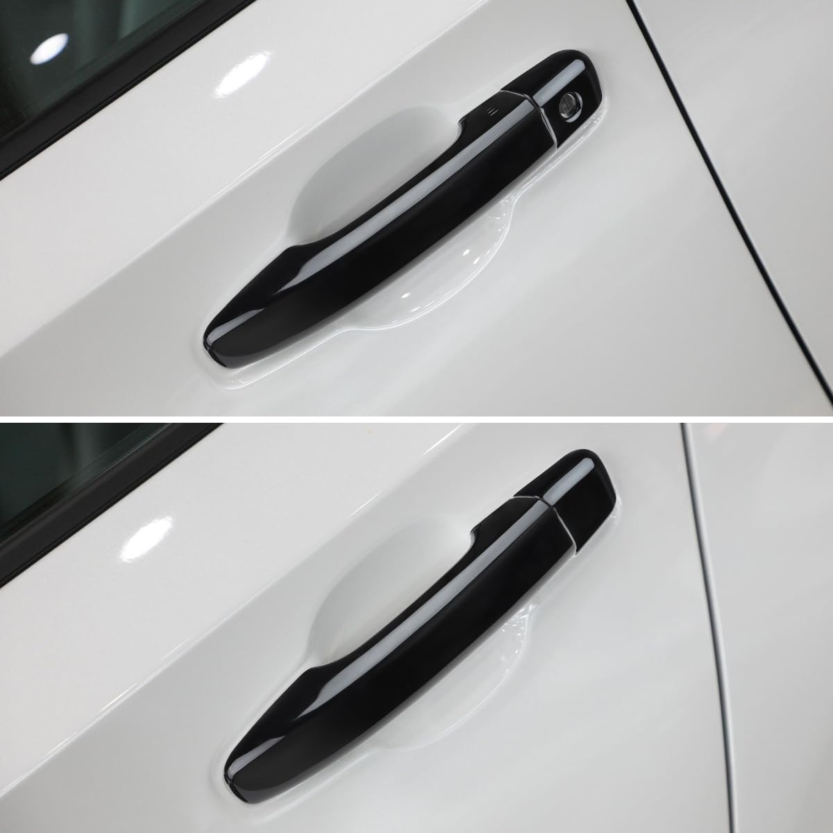 DLOVEG installed on Accord front door handle demonstrating seamless look benefit
