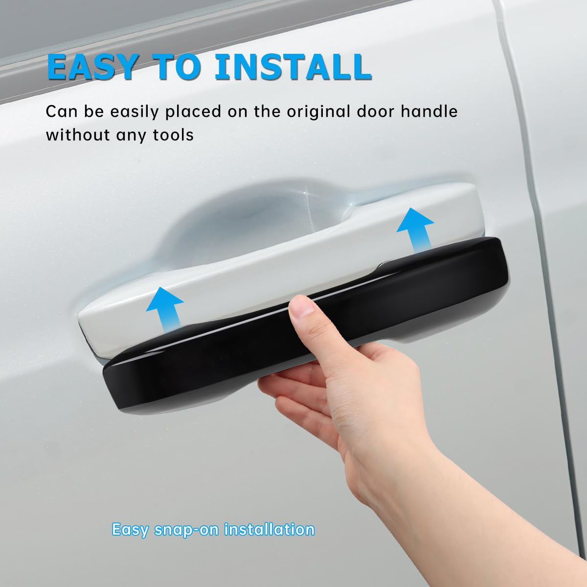 DLOVEG installed on Honda Civic front handle for sleek protected look