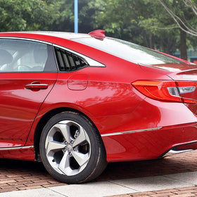 DLOVEG louvers on Accord in driveway showcasing enhanced curb appeal