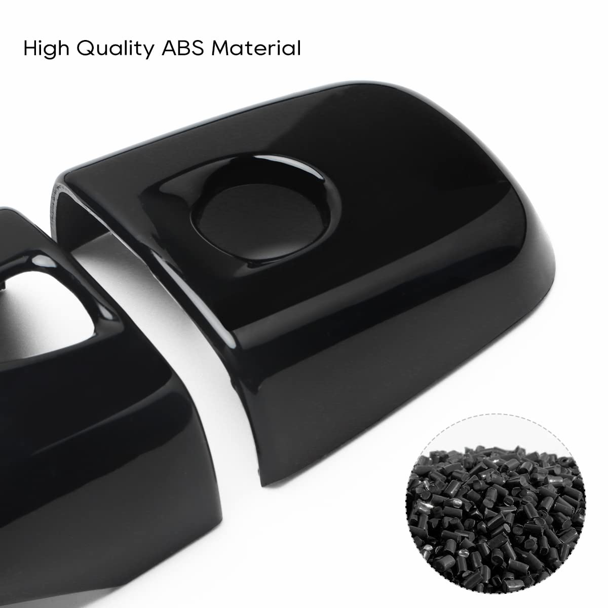 DLOVEG handle cover beside car key illustrating correct size and scale benefit