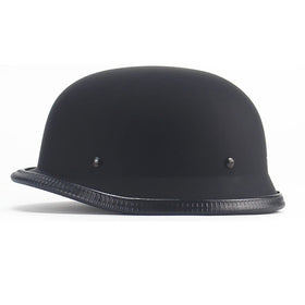 DLPACKJ helmet on motorcycle lifestyle shot illustrating classic cruiser styling