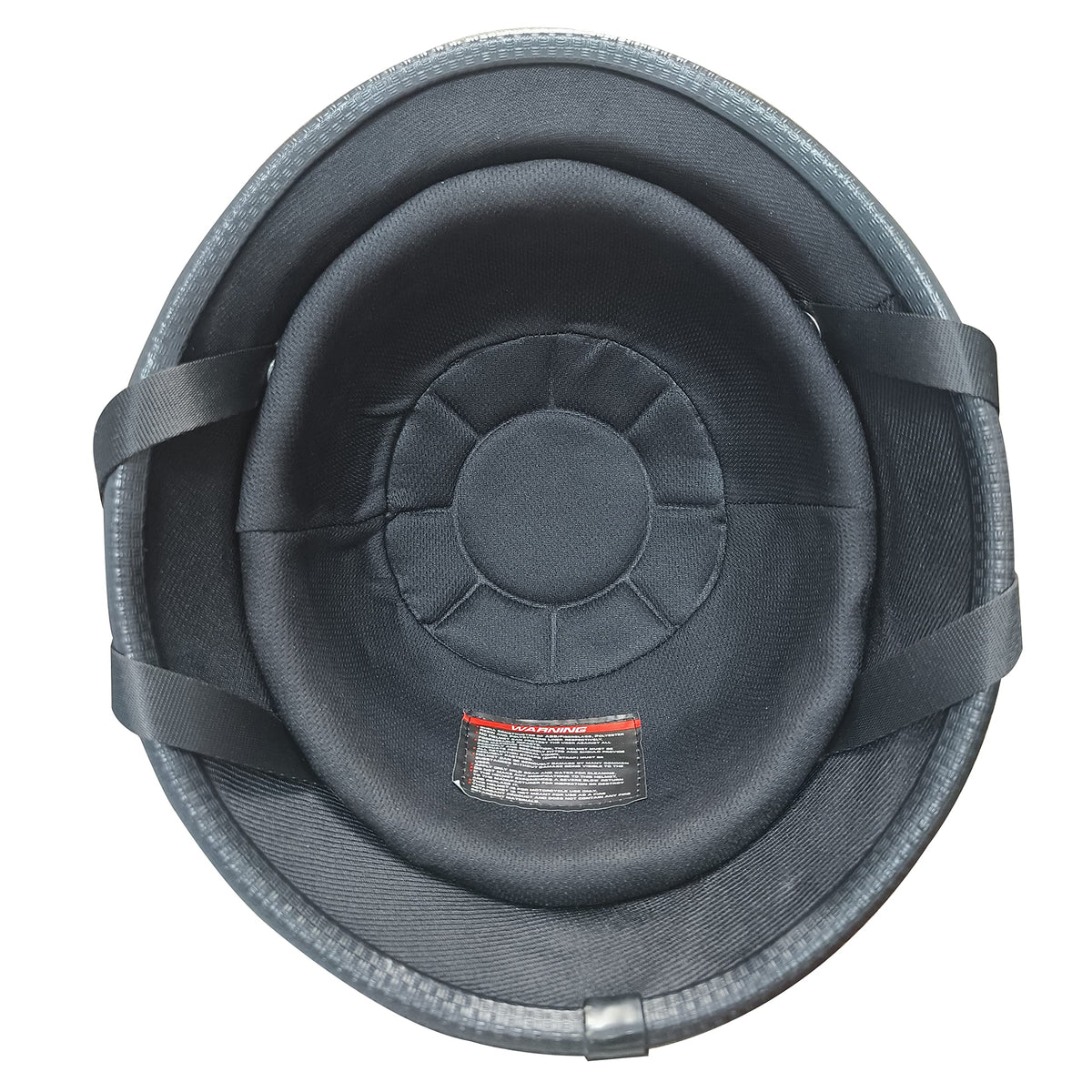 DLPACKJ scale and packaging shot showing helmet size and easy storage benefit