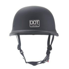 DLPACKJ helmet on cruiser motorcycle demonstrating vintage aesthetic benefit