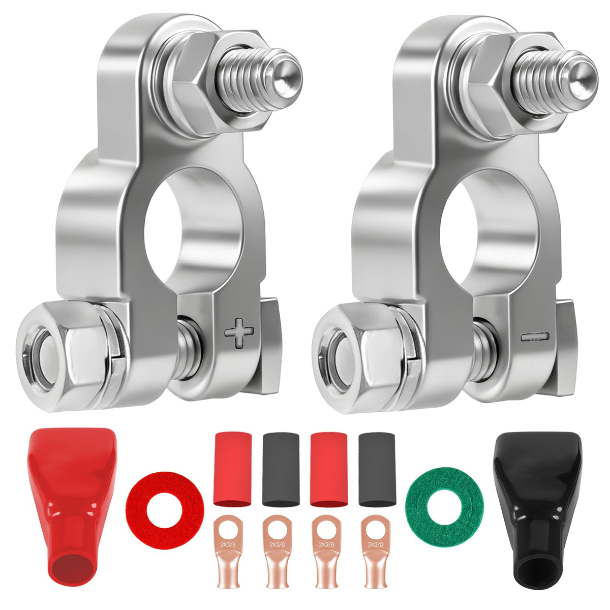 DLronwey front view showing complete terminal kit for quick identification and durability