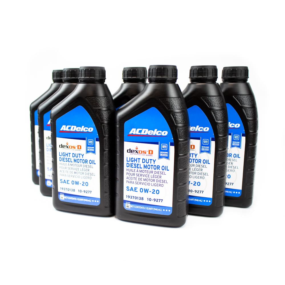 DexosD oil being poured into Duramax engine showing correct service use