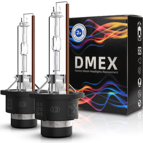 DMEX front packaging showing replacement D2S bulbs and benefits
