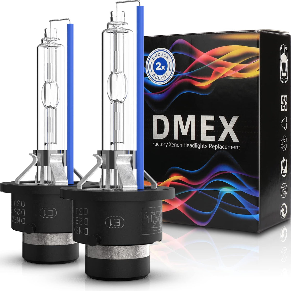 DMEX front view of D2S pack of two showing fit and finish benefits
