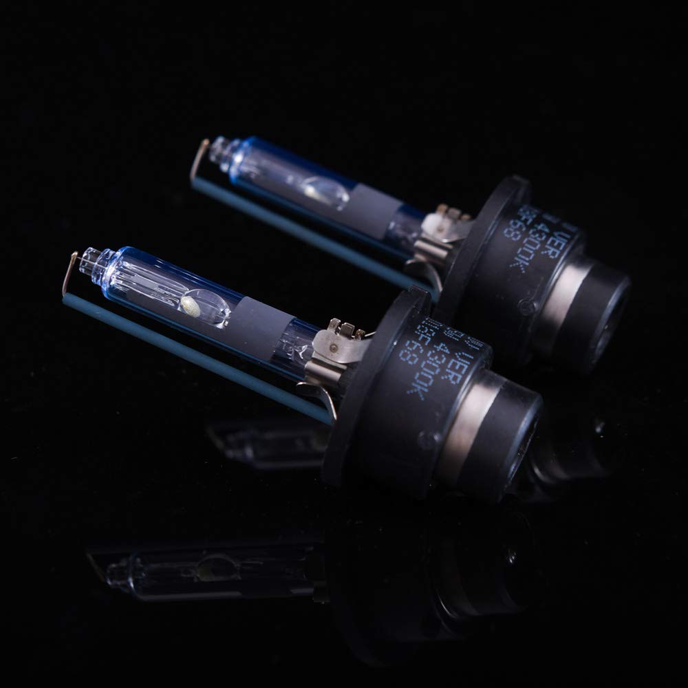 DMEX D4R bulbs illuminating road in night-drive scene for improved visibility