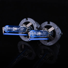 DMEX bulbs beside ruler showing compact D4S size and fitment