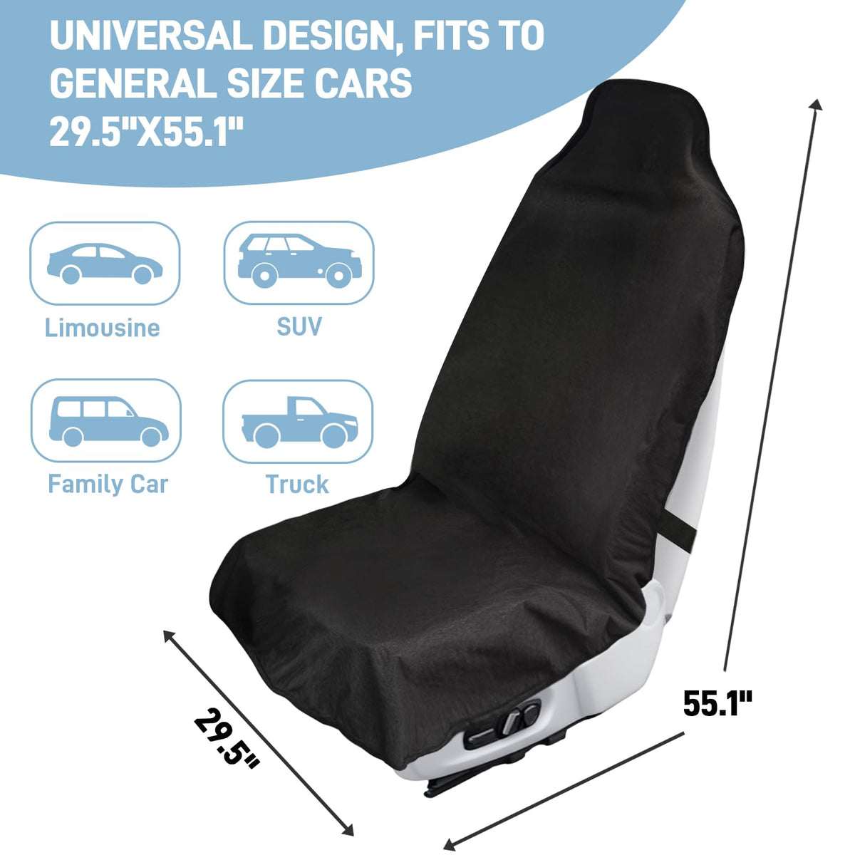 DMS PROTECTOR installed showing straps securing cover in place